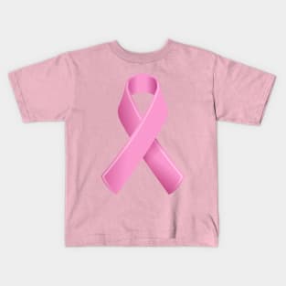 Breast Cancer Awareness Pink Ribbon Kids T-Shirt